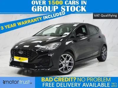 Begagnad Ford Fiesta ST-Line 125 HK (91 kW) 2023 Svart Halvkombi