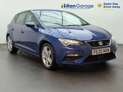 Used Seat Leon FR 130 HP (95 kW) 2020 Blue Hatchback