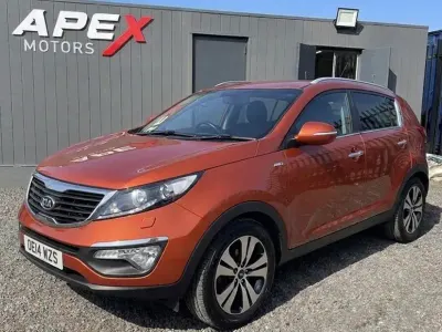Used Kia Sportage 115 HP (84 kW) 2014 Orange SUV