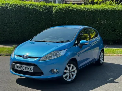 Used Ford Fiesta Zetec 2010 Blue Hatchback