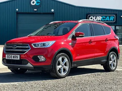 Second-hand Ford Kuga Titanium X 182 CP (133 kW) 2018 Roșu SUV