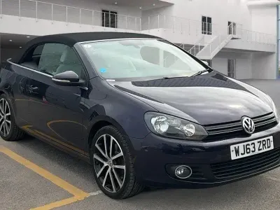 Used VW Golf Cabriolet GT 140 HP (102 kW) 2013 Purple Cabriolet