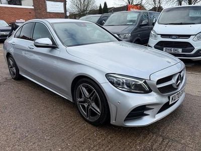 Used Mercedes C220 AMG Line Premium 194 HP (142 kW) 2020 Silver Sedan