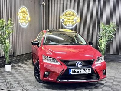 Red/black Used 2017 Lexus CT200h Sport Line Hatchback | £12,950 (Good price)