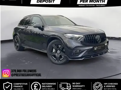 Used Mercedes GLC300e AMG line 2023 Black SUV