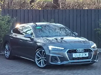 Used Audi A5 S-Line 163 HP (119 kW) 2021 Grey Coupe