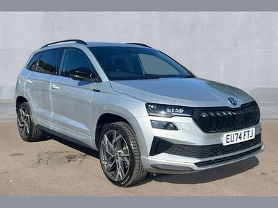 Used Skoda Karoq SportLine 147 HP (108 kW) 2024 Silver SUV