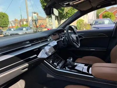 Used Audi A8 Advanced 563 HP (414 kW) 2022 White Sedan