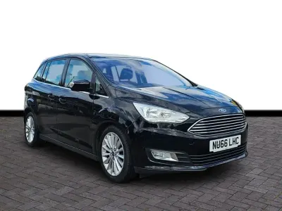 Used Ford Grand C-Max Titanium 120 HP (88 kW) 2016 Black MPV