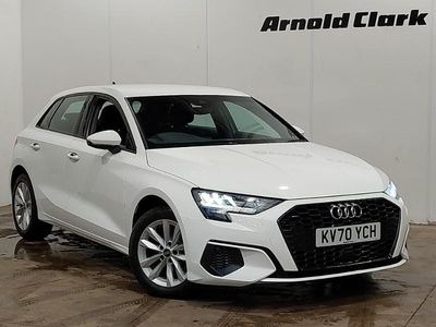 Used Audi A3 110 HP (80 kW) 2020 White Sedan