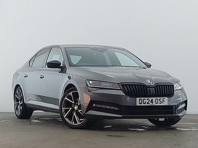 Used Skoda Superb SportlinePlus 150 HP (110 kW) 2024 Grey Hatchback