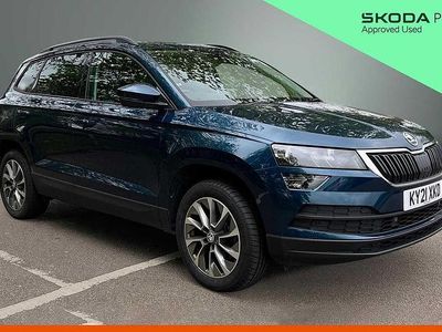 Used Skoda 110 R SE Drive 81 HP (59 kW) 2021 Petrol blue metallic Estate