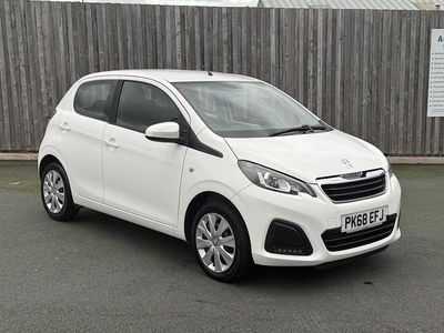 White Used 2018 Peugeot 108 Active Hatchback | £6,995 (Fair price)