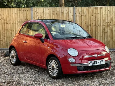 Usado Fiat 500 Lounge 69 HP (50 kW) 2010 Vermelho Citadino
