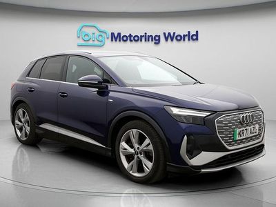 Used Audi Q4 e-tron S-Line 150 kW (204 HP) 2021 Blue SUV