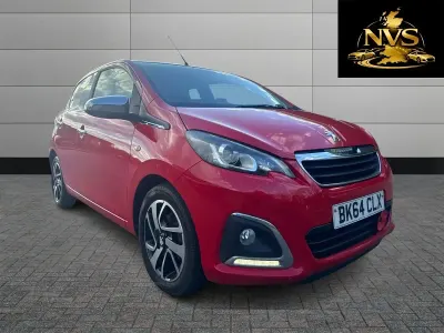 Used Peugeot 108 82 HP (60 kW) 2014 Red Hatchback
