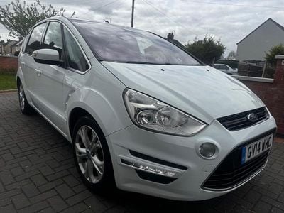 Used Ford S-MAX Titanium 163 HP (119 kW) 2014 White MPV