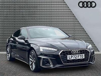 Used Audi A5 Sportback S-Line 161 HP (118 kW) 2022 Black Hatchback