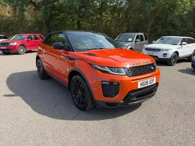 Used Land Rover Range Rover evoque HSE Dynamic 2018 Orange Cabriolet
