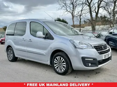 Used Peugeot Partner Tepee Allure 100 HP (73 kW) 2017 Silver MPV