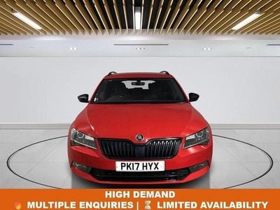Used Skoda Superb SportLine 150 HP (110 kW) 2017 Red Estate