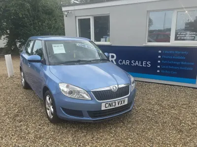 Used Skoda Fabia SE 2013 Blue Hatchback