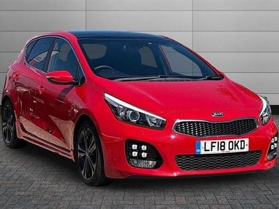 Begagnad Kia Ceed GT-Line S 118 HK (86 kW) 2018 Röd Halvkombi