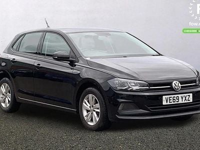 Begagnad VW Polo SE 95 HK (69 kW) 2020 Svart Halvkombi