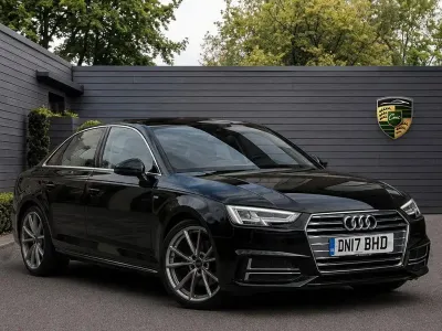 Used Audi A4 S-Line 190 HP (139 kW) 2017 Black Sedan
