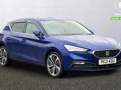 Used Seat Leon XCELLENCE Lux 204 HP (150 kW) 2021 Blue Hatchback