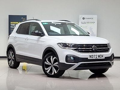 Used VW T-Cross Black Edition 95 HP (69 kW) 2022 White SUV