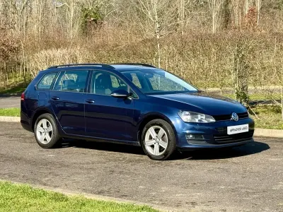Used VW Golf VII Edition 110 HP (80 kW) 2016 Blue Estate