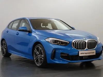 Used BMW 118 M Sport 134 HP (98 kW) 2023 Blue Hatchback