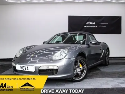 Usado Porsche Boxster 245 HP (180 kW) 2007 Cinzento Cabrios