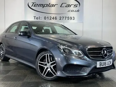 Begagnad Mercedes E220 AMG 2016 Grå Sedan