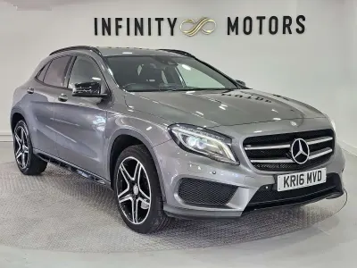 Begagnad Mercedes GLA220 AMG line 177 HK (130 kW) 2016 Grå SUV