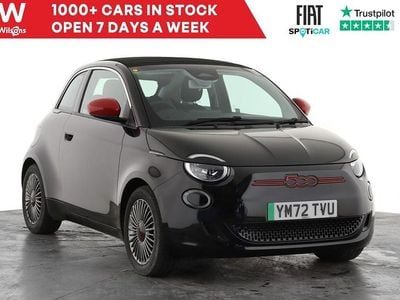 Used Fiat 500e Red 86 kW (118 HP) 2023 Black Cabriolet