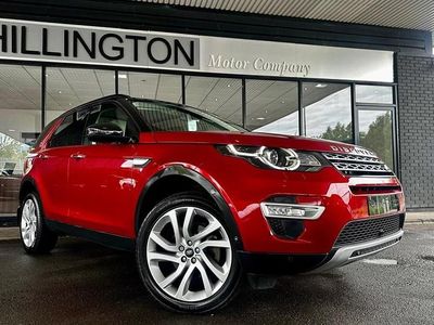 Red Used 2017 Land Rover Discovery Sport HSE Luxury SUV | £13,995 (A bit pricey)