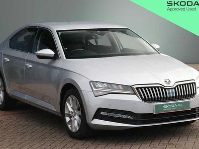 Used Skoda Superb SE 150 HP (110 kW) 2022 Brilliant silver metallic Hatchback