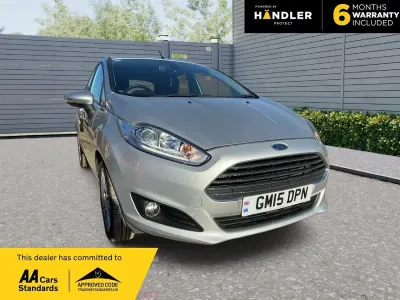 Used Ford Fiesta Titanium 2015 Silver Hatchback