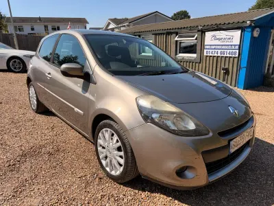 Used Renault Clio Dynamique 75 HP (55 kW) 2009 Beige Hatchback