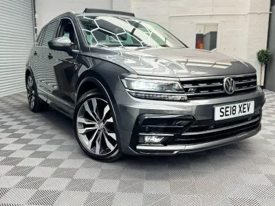 Used VW Tiguan R-line 150 HP (110 kW) 2018 Grey SUV