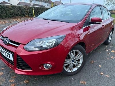 Red Used 2014 Ford Focus Titanium Hatchback | £6,999 (Fair price)