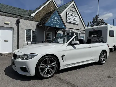 Used BMW 420 M Sport 2014 White Cabriolet