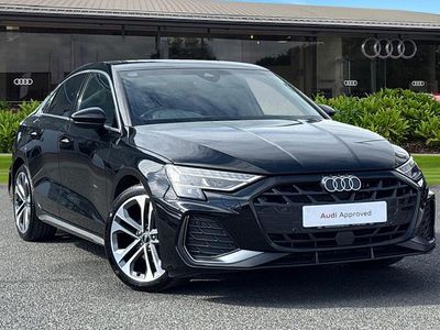 Used Audi A3 S-Line 150 HP (110 kW) 2025 Black Sedan