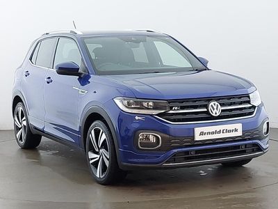 Used VW T-Cross R-line 115 HP (84 kW) 2019 Blue SUV