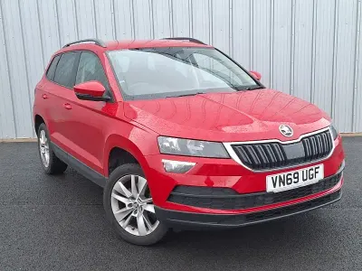 Used Skoda Karoq SE Technology 150 HP (110 kW) 2019 Red SUV