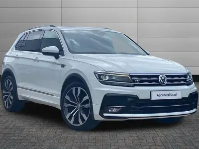 Used VW Tiguan R-line 150 HP (110 kW) 2018 White SUV