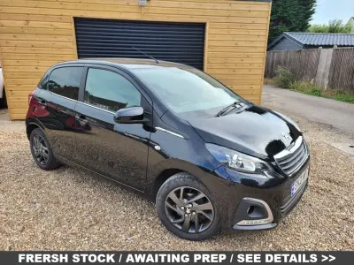 Used Peugeot 108 Allure 72 HP (52 kW) 2021 Black Hatchback