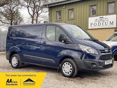 Used Ford Transit Custom 100 HP (73 kW) 2014 Blue Van